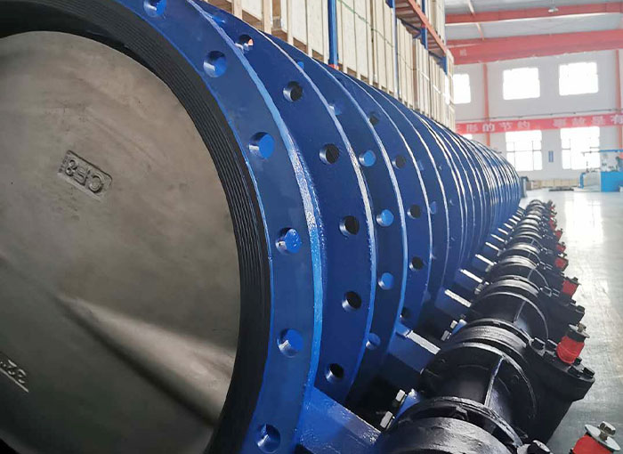 Double Flanged Soft Seal Concentric Butterfly Valve