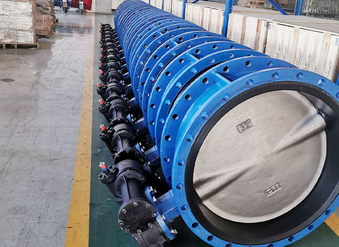 Double Flanged Soft Seal Concentric Butterfly Valve
