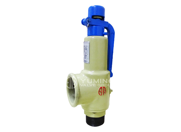 open safety valve with handle spring
