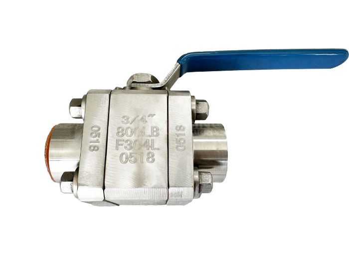 Forged 3PC Ball valve class 800 F304L