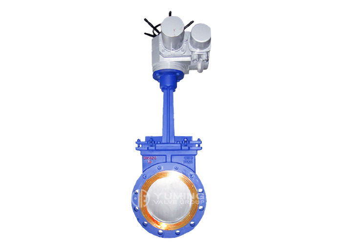 Electric knife gate valve