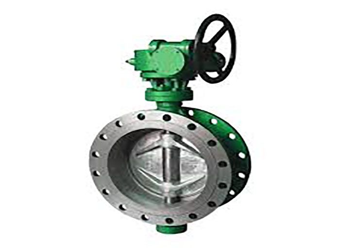 Triple eccentric(Offset ) butterfly valve Gearbox flange end Metal Sealing Butterfly Valves
