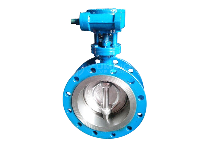 WCB Flanged Eccentric Butterfly Valve