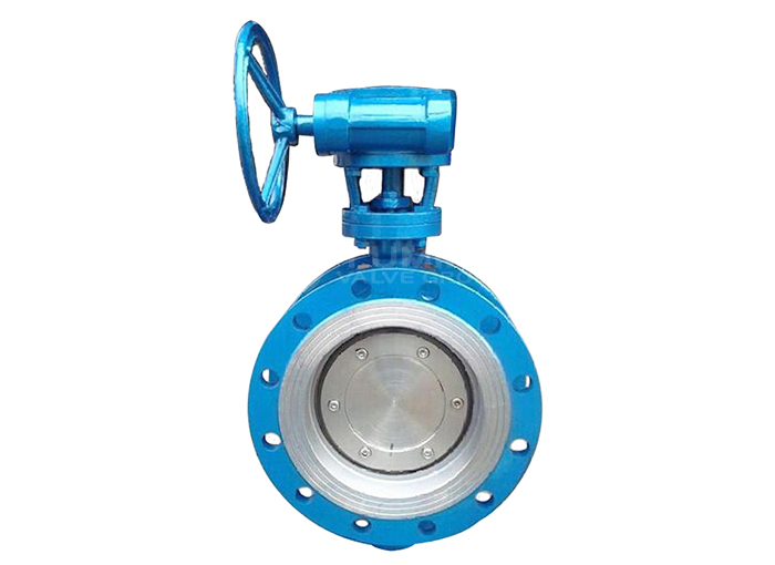 WCB Flanged Eccentric Butterfly Valve