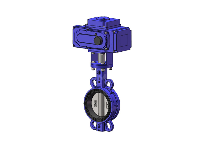 Wafer soft seal butterfly valve