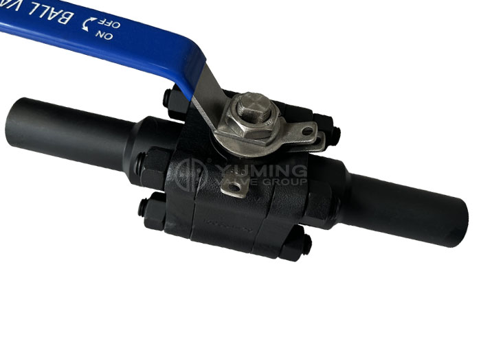 Extended tube ANSI Welded ball valve