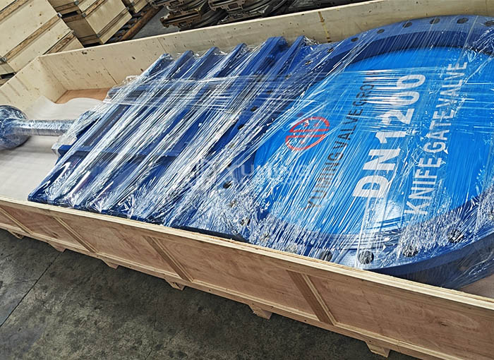 knife gate valve for wastewater/pulp/slurry