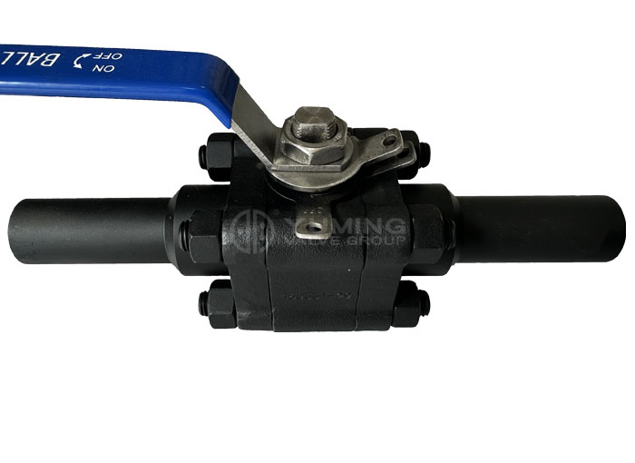 Extended tube ANSI Welded ball valve