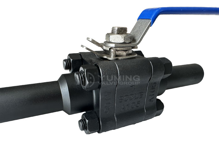 Extended tube ANSI Welded ball valve