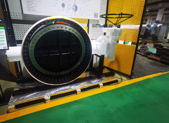 Bidirectional  High Pressure Hard Sealing  Butt Welding Butterfly Valve