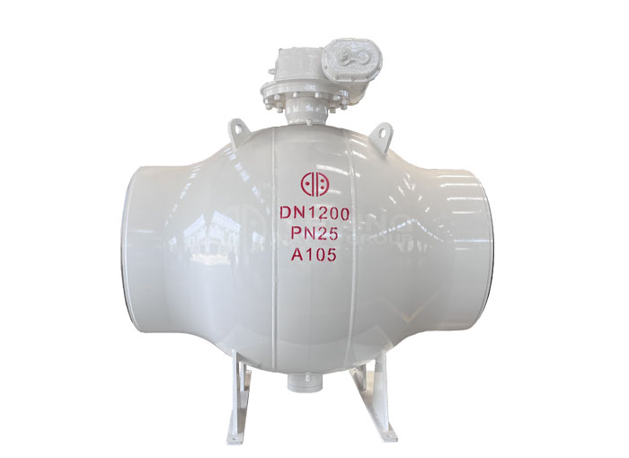 Fully welded ball valve