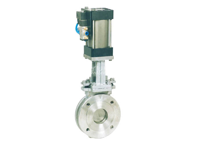 pneumatic and electric knife gate valves