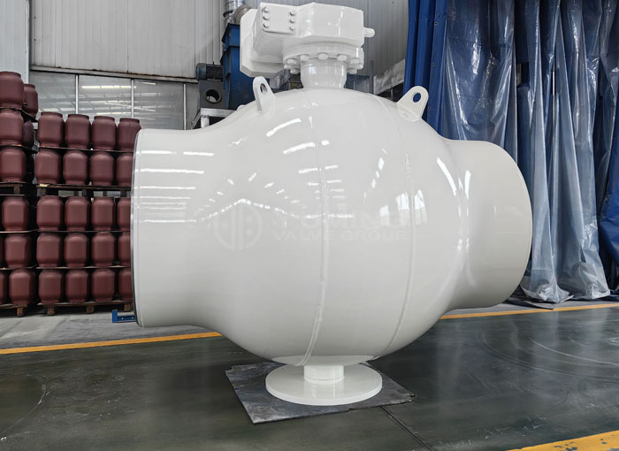 Fully welded ball valve