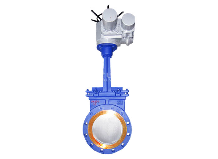 pneumatic and electric knife gate valves