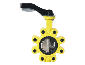 lug type soft seal handle butterfly valve
