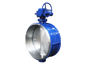 Butt-welding cast steel body hard seal butterfly valve