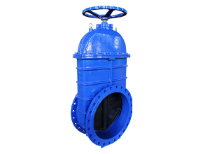 Big size ductile iron material flange gate valve