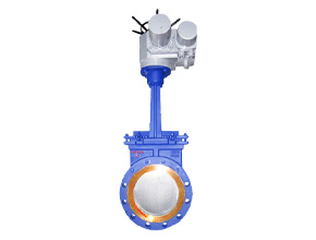 Electric knife gate valve