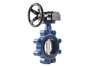 worm gear lug cast steel 4 inch butterfly valve