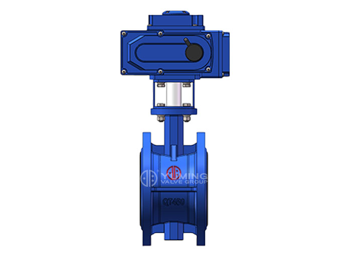 Electric Actuator Flange Butterfly Valve