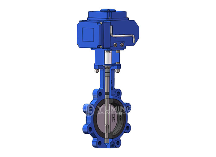 Electric Actuator Lug Butterfly Valve