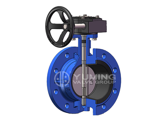 Worm Gear Operated Flange Butterfly Valve